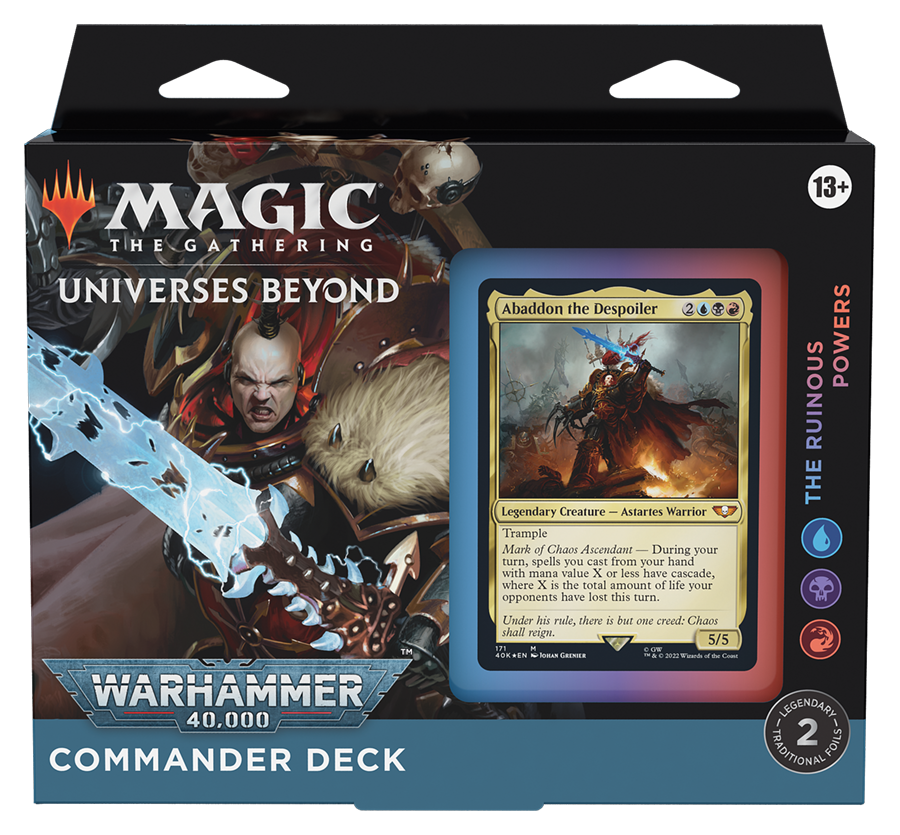 MTG WarHammer 40000 Commander Deck - Set of 4